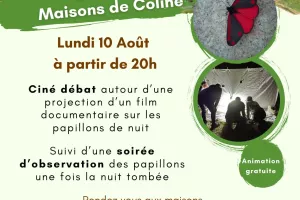 Soirée des papillons de nuit aux Maisons de Coline