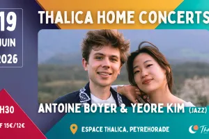 Thalica Home Concerts : Antoine Boyer et Yeore Kim (Jazz)