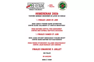 Finales  Tournoi Monique Dieudonné et Hoberenak 2026