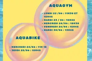 Activités aquafitness