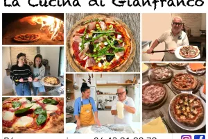Atelier de confection de Pizzas à la Cucina di Gian Franco