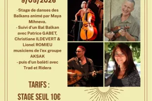 Stage et bal de danses des Balkans