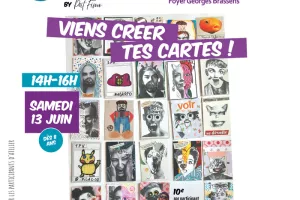 Atelier création de cartes ATC
