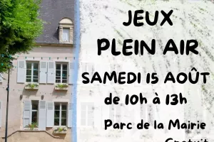 Matinée jeux en plein air