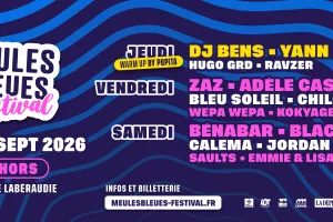 Le Meules Bleues Festival : Zaz + Adèle Castillon + Chiloo + Bleu Soleil