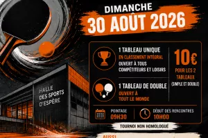 Tournoi annuel de Tennis de Table Reignac
