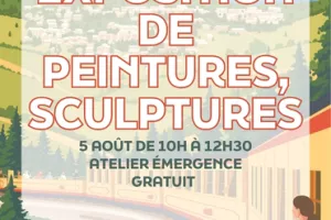 EXPOSITION DE PEINTURES SCULPTURES - MERCREDI 5 AOÛT