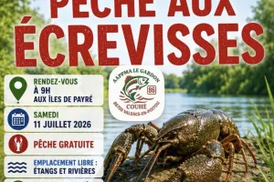 Journée gratuite de pêche aux écrevisses