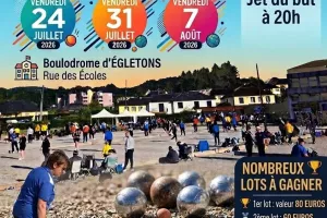 Les vendredis d'été de la pétanque