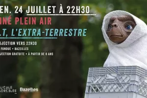 Ciné plein air : E.T, L’extra-terrestre