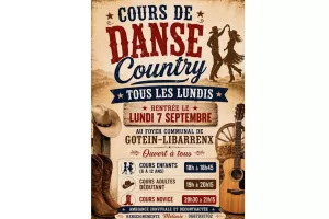 Cours de danse country