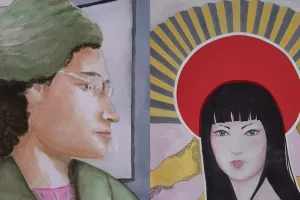 EXPOSITION "FEMMES DU MONDE & …" MICHELLE G & VALIE F. –– CHEZ ARABESQUE