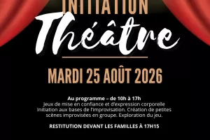 Journée initiation au théâtre