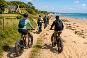 Circuit accompagné en fat bike électrique : patrimoine et produits locaux
