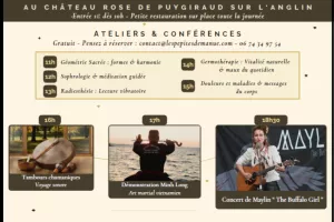 Saint Pierre de Maillé - Château de Puygiraud - 8 MAI - Découverte de Pratiques Corps et Esprit