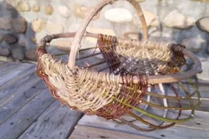 Atelier adulte vannerie sauvage en ronce et en jonc, à la Cueillette de l'Aragnon