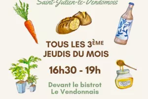 Marché de producteur à Saint-Julien-le-Vendômois