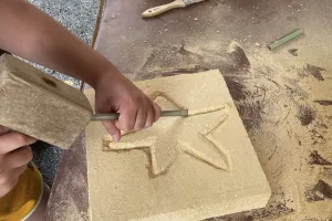Atelier sculpture sur pierre