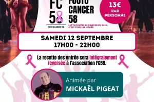 Soirée festive et dansante au bénéfice de "Foutu Cancer 58" - Octobre Rose