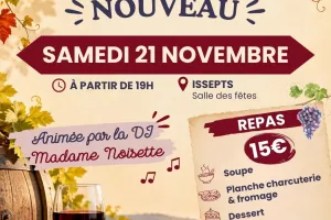 Soirée Beaujolais nouveau à Issepts