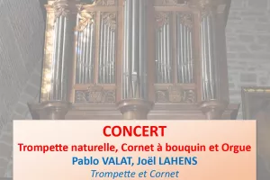 Concert trompette naturelle,cornet à bouquin et orgue