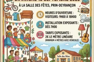 Vide-greniers à Prin-Deyrançon