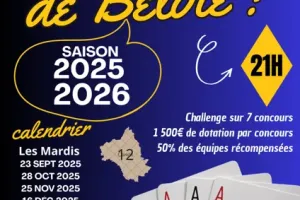 Concours de belote à Lioujas