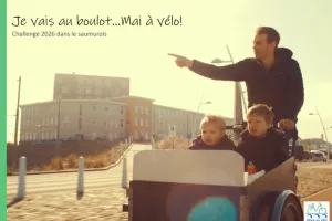 Au boulot...mai à vélo!