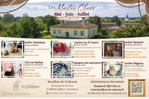Ateliers master class au Château de Puybarban