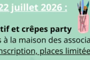 Atelier créatif et crêpes party