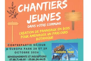 Chantiers jeunes - Dornecy : Création de panneaux en bois