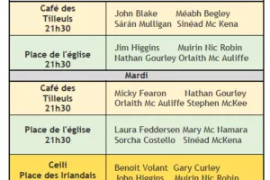 Programme des sessions dirigées 2026