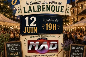 Fête de la musique et marché gourmand à Lalbenque