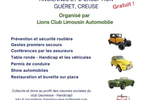 Rassemblement de voitures anciennes et d'exception