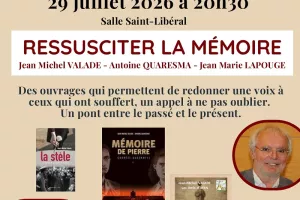 Café littéraire Ressusciter la mémoire