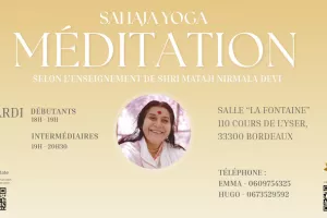 Méditation Sahaja Yoga (Atelier gratuit débutants)