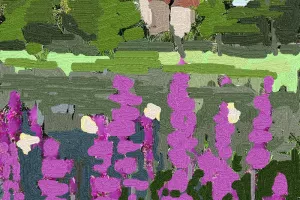 Peinture alla prima au Château de Corbelin