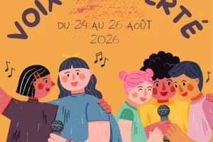 Voix en liberté ! Stage de chant ados (14–18 ans), du 24 au 26 août 2026
