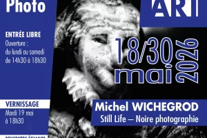 Exposition: Still Life, noire photographie -  Michel Wichegrod
