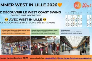 Summer West in Lille - Initiation à la danse West Coast Swing au Quartier Libre