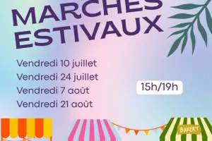 Marchés estivaux à Monthermé