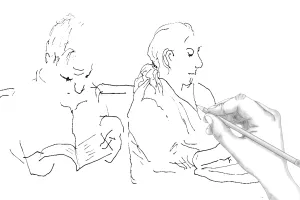 Stage de croquis à Planechaud