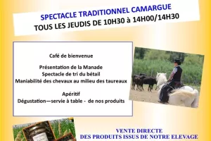 SPECTACLE TRADITIONNEL CAMARGUE