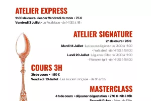 Atelier cuisine Masterclass