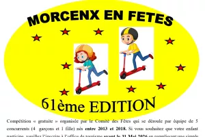 Fêtes locales - Morcenx-la-Nouvelle Course de trottinettes  2026