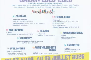 Séances d'essai et de découverte des Activités Sportives de l'Ufolep B.M.M.