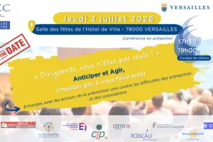Dirigeants vous n'êtes pas seuls ! conférence prévention.