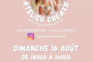 Atelier créatif poterie avec Morgane