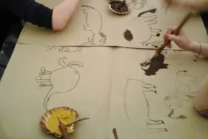 Atelier du samedi - Peinture à la terre et aux épices façon rupestre