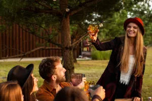 Marché gourmand au domaine de Golse